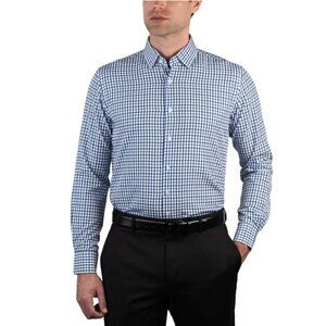 NWT Nautica Men's Performance Dress Shirt -- Iron free